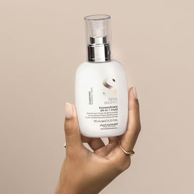 ALFAPARF MILANO Semi di Lino Diamond Extraordinary All-in-1 Leave-In Fluid with Thermal Protection - Detangles, Protects, Softens, Smooths, Controls, Seals Cuticles - Vegan Formula - 4.23 fl. oz. - Image 3