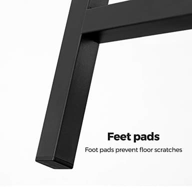 VASAGLE Dining Bench, Pair of 2, Industrial Style, Steel Frame, for Kitchen, Living Room, 12.8 x 42.5 x 19.7 Inches, Rustic Brown + Black，UKTB33X - Image 7