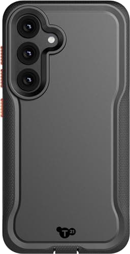 Tech21 Evo Pro Samsung S24 Case: 20ft Military Drop Proof Protection, Case for Galaxy S24 with Enhanced Camera Protection, 2 Lanyards Included for Durability and Safety - Black - Image 1