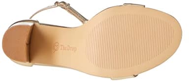 The Drop Women's Rebecca Strappy High Block Heel Sandal, Gold, 6.5 - Image 4
