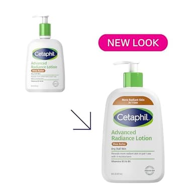 Cetaphil Body Lotion, Advanced Radiance Lotion with Shea Butter for Dry, Sensitive Skin, 16 oz, Pack of 2, Fragrance Free, Hypoallergenic, Non-Comedogenic - Image 2