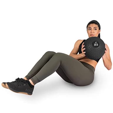 ProsourceFit Slam Medicine Balls 5, 10, 15, 20, 25, 30, 50lbs Smooth and Tread Textured Grip Dead Weight Balls for Strength and Conditioning Exercises, Cardio and Core Workouts - Image 4