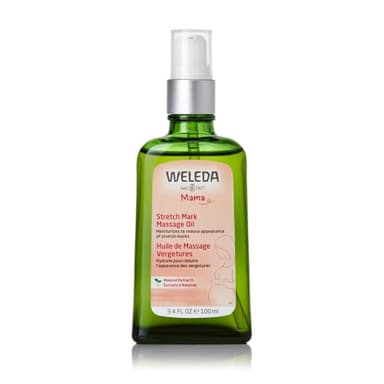 Weleda Stretch Mark Pregnancy Massage Oil, 3.4 Fluid Ounce, Plant Rich Oil with Vitamin E, Sweet Almond, Jojoba and Arnica Oils - Image 1