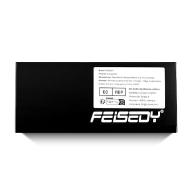 FEISEDY Retro Square Aviator Sunglasses Women Men 70s Vintage Trendy Plastic Frame Sun Glasses B2835 - Image 11
