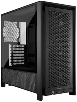 CORSAIR 4000D RS Frame Modular High Airflow Mid-Tower PC Case – 3X CORSAIR RS Fans – InfiniRail Fan Mounting System – Fits Multiple 360mm Radiators – Reverse Connector Motherboard Compatible – Black - Image 6