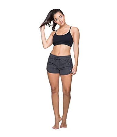 COLOSSEUM Active Women's Simone Cotton Blend Yoga and Running Short (Black, Large) - Image 4