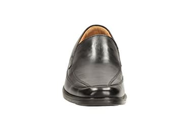 Clarks mens Tilden Free loafers shoes, Black Leather, 9 Wide US - Image 4