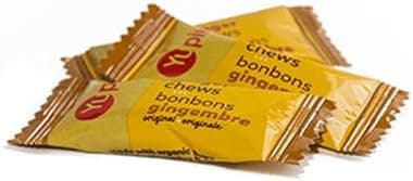 Yupik Ginger Chews, Candy, 2.2 lb (35.2 oz), Gluten-Free, Individually Wrapped Candies, Soft & Chewy Bites, Made with Real Ginger, Sweet & Spicy, Quick Snacks - Image 6