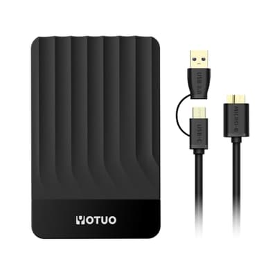 YOTUO Portable External Hard Drive Storage Expansion Mobile HDD USB 3.0 for PC, Mac, Desktop, Laptop, PS4, PS5, Xbox One X/S, Xbox 360, Xbox Series X/S, Office & Game (Black, 750GB) - Image 1