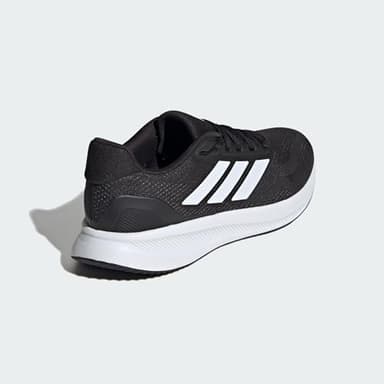 adidas Men's Run Falcon 5 Sneaker, Black/White/Black, 10.5 - Image 7
