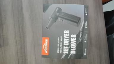 WHATOOK Compressed Air Duster: 180000RPM Air Blower with Stepless Speed Regulation Mode, Electric Air Duster with Brushless Motor, Air Duster for Keyboard, Computer, Car and Home Cleaning（Black） - Image 8