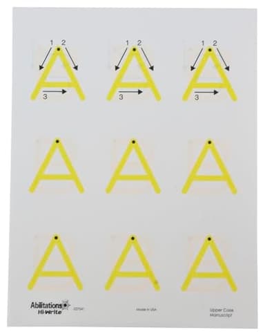 Abilitations - 27341 Integrations Hi Write Upper Case Alphabet Paper - 104 Page Pack - Image 3