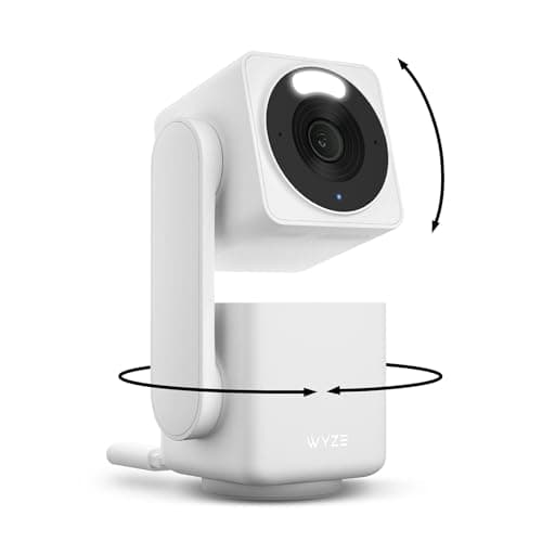 WYZE Cam Pan v4, 4K Smart Security Camera, AI Indoor/Outdoor Cameras for Home Security, Baby & Pet, Color Night Vision, 360° Pan/Tilt/8 x Digital Zoom, 2.4G & 5G, Works with Alexa & Google Assistant - Image 1