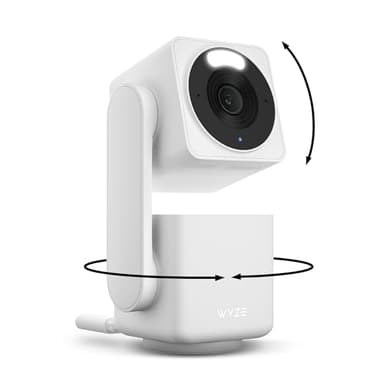 WYZE Cam Pan v4, 4K Smart Security Camera, AI Indoor/Outdoor Cameras for Home Security, Baby & Pet, Color Night Vision, 360° Pan/Tilt/8 x Digital Zoom, 2.4G & 5G, Works with Alexa & Google Assistant - Image 1