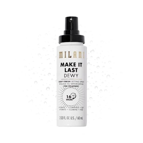 Milani Make It Dewy Setting Spray 3 in 1- Hydrate + Illuminate + Set (2.03 Fl. Oz.) Makeup Finishing Spray - Makeup Primer & Hydrating Setting Spray - Image 1