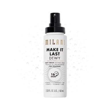Milani Make It Dewy Setting Spray 3 in 1- Hydrate + Illuminate + Set (2.03 Fl. Oz.) Makeup Finishing Spray - Makeup Primer & Hydrating Setting Spray - Image 1