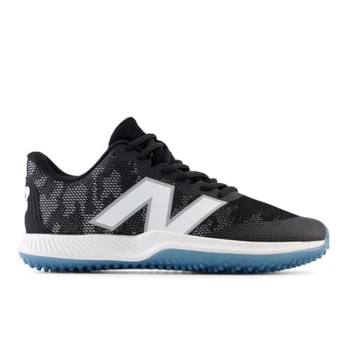 New Balance Unisex FuelCell 4040 V7 Turf Trainer Baseball Shoe, Black/Optic White, 11.5 US Men - Image 1