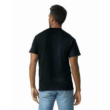 Gildan Men's Ultra Cotton T-Shirt, Style G2000, Multipack, Black (2-Pack), X-Large - Image 3
