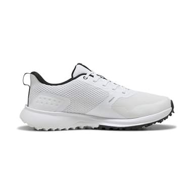 PUMA Men's Fusion Grip 6 Golf Shoe, White Black, 11 - Image 6
