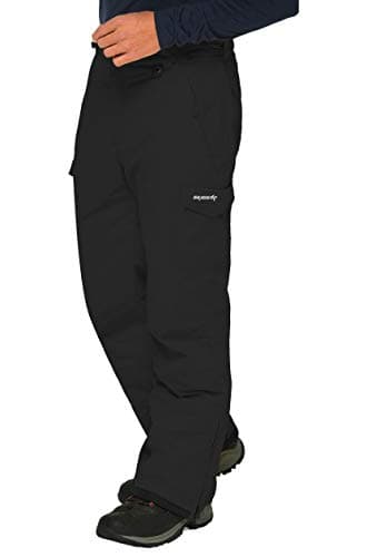 SkiGear Men's Snow Sports Cargo Pants, Black, 4X-Large/32 Inseam - Image 3