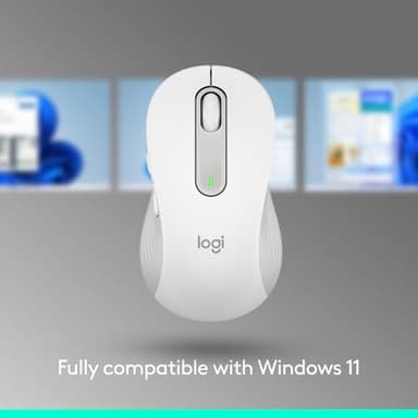 Logitech Wireless Mouse Signature M650 - Small to Medium Sized Hands, Right Handed, 2-Year Battery, Silent Clicks, Customizable Buttons, Bluetooth, PC/Mac?Chromebook - Off White - Image 5