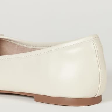 The Drop Women's Pepper Ballet Flat with Bow, Bone, 12 - Image 3