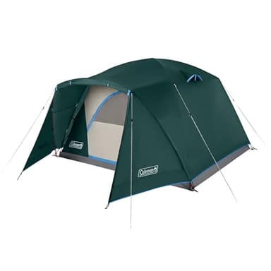 Coleman Skydome Tent with Full-Fly Weather Vestibule, Weatherproof 4/6 Person Tent Sets Up in 5 Minutes & Protects from Water, 20% More Headroom Than Traditional Shelters - Image 1