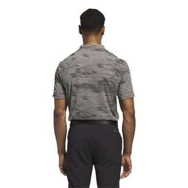 adidas Men's Ultimate365 Sport Collar Polo Shirt, Black, X-Large - Image 3