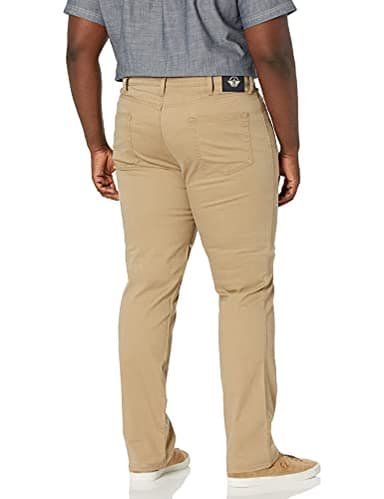 Dockers Men's Straight Fit Jean Cut All Seasons Tech Pants Big & Tall, New British Khaki, 38W x 36L - Image 4