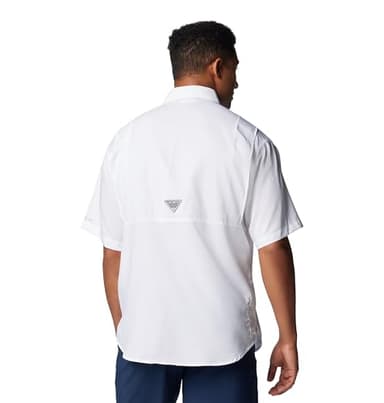 Columbia Mens PFG Tamiami II Short Sleeve Fishing Shirt, White, 2X - Image 6