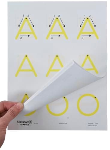 Abilitations - 27341 Integrations Hi Write Upper Case Alphabet Paper - 104 Page Pack - Image 4