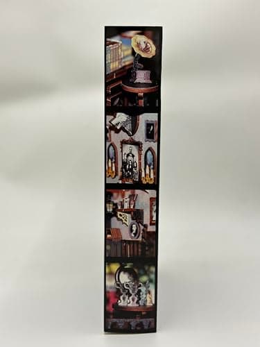 ETKVR Book Nook Kit, Book Nook Kits for Adults DIY Booknook Model Build, DIY 3D Wooden Puzzle Bookend Booknook Bookshelf Insert Miniature Dollhouse Kit for Home Decoration - Image 9