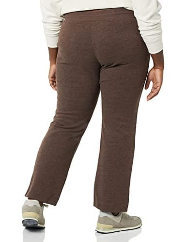 Amazon Essentials Women's Straight Leg Sweatpants with Drawstring for Women, Fleece - (Available in Plus Size), Chocolate, X-Small - Image 4