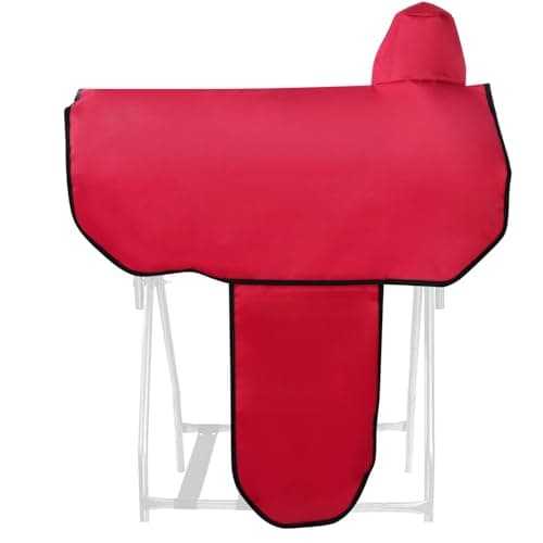 Epicover Oxford Fabric Western Saddle Cover, Waterproof Protective Cover with 6 Elastic Straps, Sturdy Scratch-Proof Case for Most Full-Size Western Saddles - Image 1