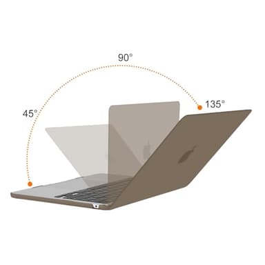 MOSISO Compatible with MacBook Air 13 inch Case 2025 2024 2023 2022 Release M4 A3240 M3 A3113 M2 A2681, Protective Plastic Hard Shell Cover Compatible with MacBook Air 13.6 inch Case, Taupe Brown - Image 4