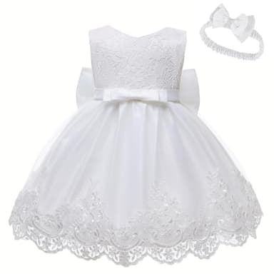 LZH Toddler Princess Flower Dress Baby Girls Birthday Wedding Party Dresses - Image 4