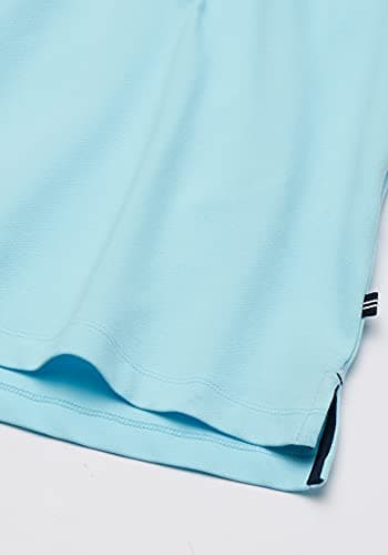 Nautica mens Short Sleeve Solid Stretch Cotton Pique Polo Shirt, Bright Aqua, Large US - Image 4