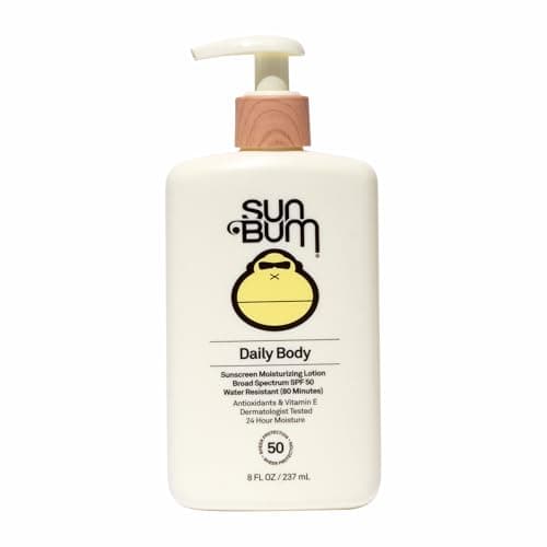 Sun Bum Daily SPF 50 Sunscreen Body Lotion - Broad Spectrum Moisturizing Sunscreen with Vitamin E - Vegan and Hawaii 104 Act Compliant (Without Octinoxate & Oxybenzone) - Dermatologist Tested - 8 oz - Image 1