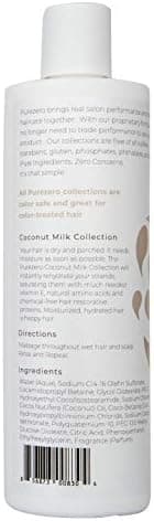 Purezero Coconut Milk Shampoo & Conditioner Set - 100% Vegan & Cruelty Free - Intense Hydration & Increase Shine - Zero Sulfates, Parabens, Dyes - Fight Dandruff & Frizz - Image 8