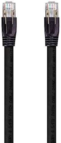 Nippon Labs Cat8 RJ45 10FT Ethernet Patch Internet Network LAN Cable, Indoor/Outdoor, 24AWG – Latest 40Gbps 2000Mhz, Weatherproof S/FTP for Router, PS4, PS5, Xbox, PoE, Switch, Modem (Black) - Image 4