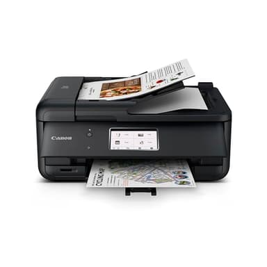 Canon PIXMA TR8620a - All-in-One Printer Home Office|Copier|Scanner|Fax|Auto Document Feeder | Photo, Document | Airprint (R), Android, Black, Works with Alexa - Image 1