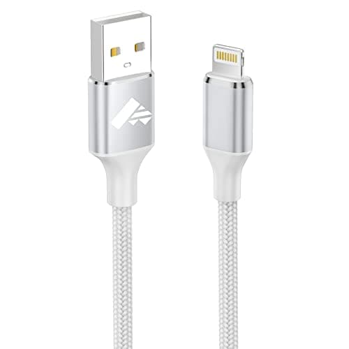 iPhone Charger [Apple MFi Certified] 6FT iPhone Charger Cord Fast Charging USB to Lightning Cable Braided USB Phone Cable Cord Compatible with iPhone 14 13 12 11 Pro Max XR XS X 8 7 6 Plus SE, iPad - Image 1