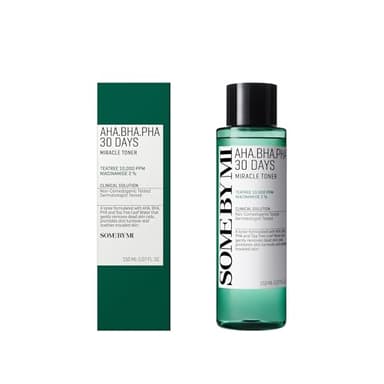 SOME BY MI AHA BHA PHA 30 Days Miracle Toner – 5.07oz, 150ml – Korean Salicylic Acid Exfoliating Face Toner for All Skin Types – Daily Pore Care & Oil Control with 2% Niacinamide – Korean Skin Care - Image 8