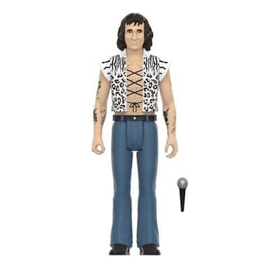 Super7 Bon Scott (Leopard Print) - 3.75" Bon Scott Action Figure with Accessory Classic Rock Collectibles and Retro Toys - Image 2