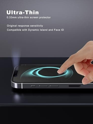 GIGIKISS 2 Pack Matte Screen Protector for iPhone 12/12 pro -6.1 inch, Anti-Fingerprint & Anti-Glare Screen Protector Tempered Glass Easy Installation - Image 5