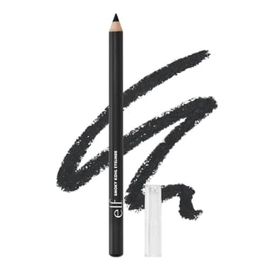 e.l.f. Smoky Kohl Eyeliner, Eye Pencil For Creating Long-Lasting, Bold, High-Pigmented Makeup Looks, Vegan & Cruelty-Free, Black Velvet - Image 1