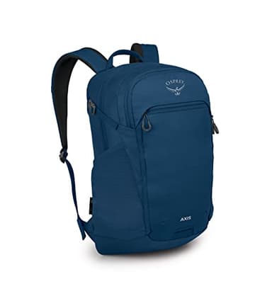 Osprey Axis Laptop Backpack - Sleek, Urban-Ready Everyday Pack with Laptop Sleeve, Dual Water Bottle Pockets, and Compression Straps - Ideal for College, Commutes, and Casual Travel, Night Shift Blue - Image 1