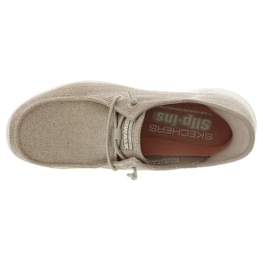 Skechers Women's Hands Free Slip-Ins Go Walk Joy Moc Toe Casual Shoe, Natural, 9 US - Image 3