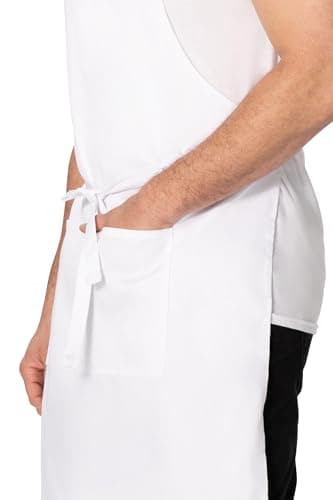 Chef Works Unisex Butcher Apron, White, One Size - Image 5