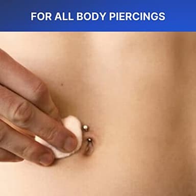 BodyJ4You Piercing Aftercare Spray - Saline Solution Natural Keloid Bump Removal - Ear Piercing Cleaner Nose Septum Belly Button Cartilage - Sea Salt Aloe Vera Rosemary - Fine Mist 2 Fl Oz - Image 5